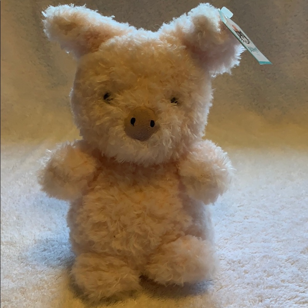 Jelly cat pink plush piggy animal